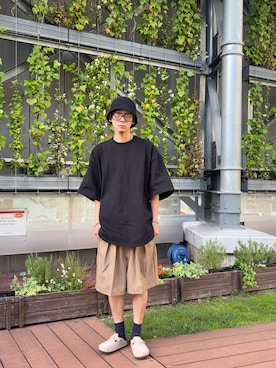 「アイテム（サンダル）」を使った、ゆいとさん（メンズ・176cm）の春コーディネート