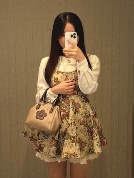「MARY QUANT（マリークワント）のアイテム」を使った、さくらさん（レディース・160cm）の秋コーディネート