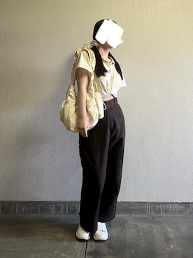 「アイテム（アナログ腕時計）」を使った、さくらさん（レディース・160cm）の秋コーディネート