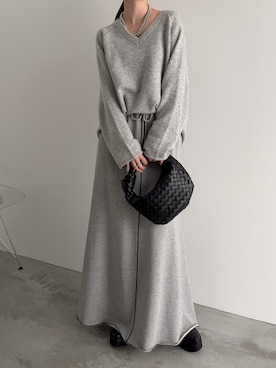「BOTTEGA VENETA（ボッテガヴェネタ）のアイテム（バッグ）」を使った、haraさん（レディース・166cm）の秋コーディネート