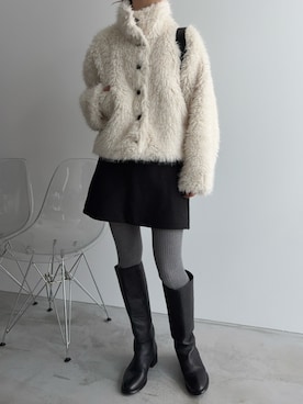 「OSOI（オソイ）のアイテム」を使った、haraさん（レディース・166cm）の冬コーディネート