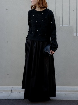 「08sircus（ゼロエイトサーカス）のアイテム」を使った、haraさん（レディース・166cm）の冬コーディネート
