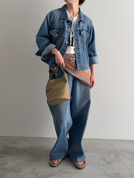 「meilmada（メイルマダ）のアイテム」を使った、haraさん（レディース・166cm）の春コーディネート