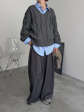 「STELLA McCARTNEY（ステラマッカートニー）のアイテム」を使った、haraさん（レディース・166cm）の冬コーディネート