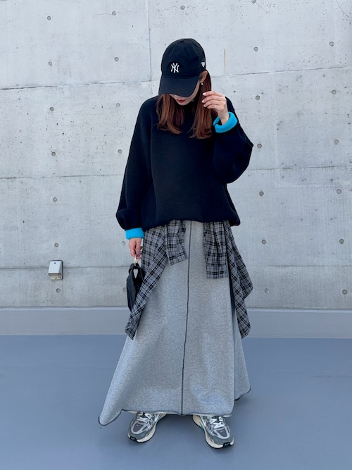 セール】バイカラーニットプルオーバー（ニット/セーター）｜meilmada