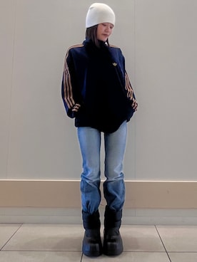 「ベッケンバウアー」｜「アイテム（ジャージ）」を使った、YKさん（レディース・154cm）の秋コーディネート