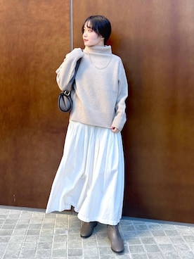 「BABYLONE（バビロン）のアイテム（スカート）」を使った、BABYLONE_ヅカさん（レディース・158cm）の秋コーディネート