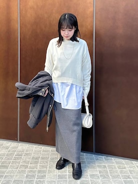 「BABYLONE（バビロン）のアイテム（スカート）」を使った、BABYLONE_ヅカさん（レディース・158cm）の冬コーディネート