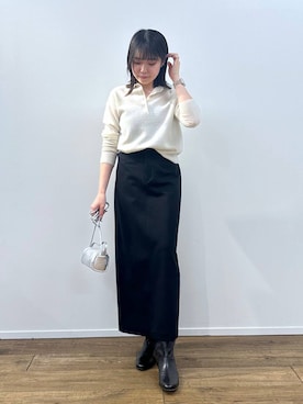 「BABYLONE（バビロン）のアイテム（スカート）」を使った、BABYLONE_ヅカさん（レディース・158cm）の秋コーディネート