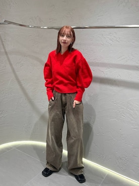 「アイテム（ステンカラーコート）」を使った、こりさん（レディース・160cm）の秋コーディネート