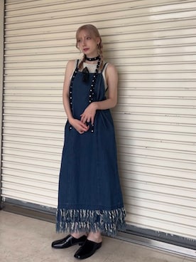 「アイテム（その他シューズ）」を使った、こりさん（レディース・160cm）の夏コーディネート