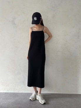 「gemeil（ジェムイル）のアイテム」を使った、yukinaさん（レディース・171cm）の夏コーディネート