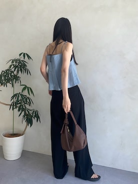 「gemeil（ジェムイル）のアイテム」を使った、yukinaさん（レディース・171cm）の夏コーディネート