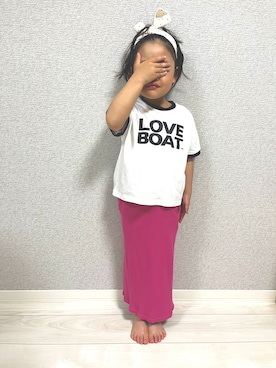 「LOVEBOAT」｜azsさん（キッズ・110cm）の春コーディネート