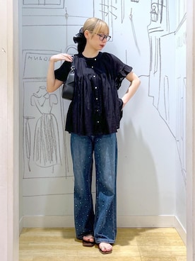 「アイテム（パンツ）」を使った、HIYORIさん（レディース・158cm・20代）の夏コーディネート