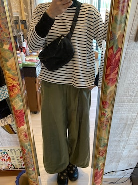 「アイテム（バレエシューズ）」を使った、akimamajijiさん（レディース・160cm）の冬コーディネート