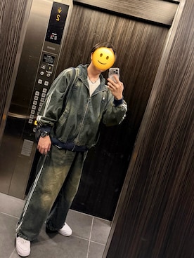 「ADRER（アドラー）のアイテム（その他パンツ）」を使った、eisei0820さん（メンズ・177cm）の秋コーディネート