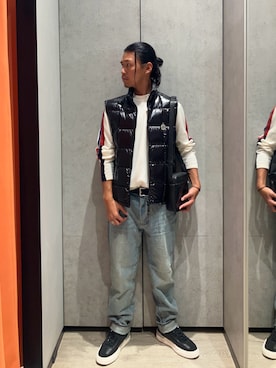 「armaniexchange」｜TAKUYAさん（メンズ・174cm）の秋コーディネート