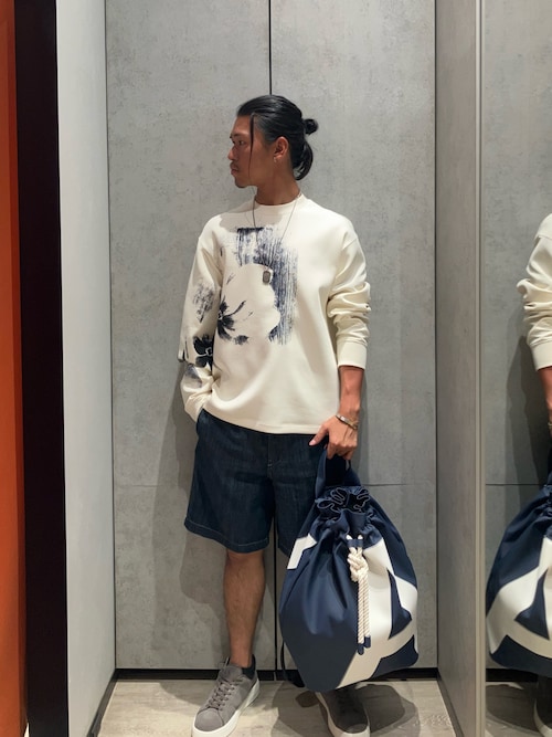 ARMANI EXCHANGE ドラムバッグ 「A|X アルマーニ エクスチェンジ」IA