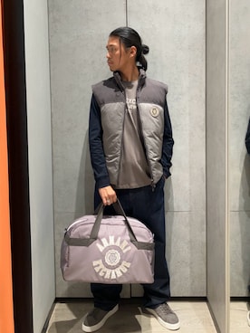 「ダウンベスト」｜TAKUYAさん（メンズ・174cm）の秋コーディネート