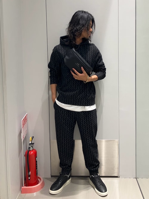 A|X アルマーニ エクスチェンジ】A|Xロゴ ウエストポーチ/ボディバッグ