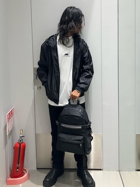 「アイテム（バックパック/リュック）」を使った、TAKUYAさん（メンズ・174cm）の夏コーディネート