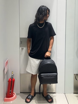 「アイテム（バックパック/リュック）」を使った、TAKUYAさん（メンズ・174cm）の秋コーディネート