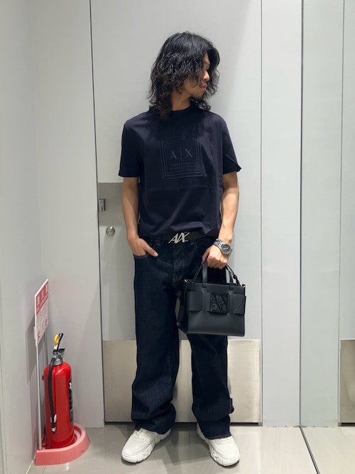 セール】【A|X アルマーニ エクスチェンジ】コットンツイル バギー