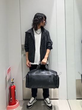 「アイテム（ブルゾン）」を使った、TAKUYAさん（メンズ・174cm）の夏コーディネート