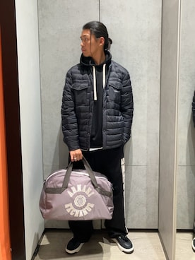「armaniexchange」｜TAKUYAさん（メンズ・174cm）の秋コーディネート