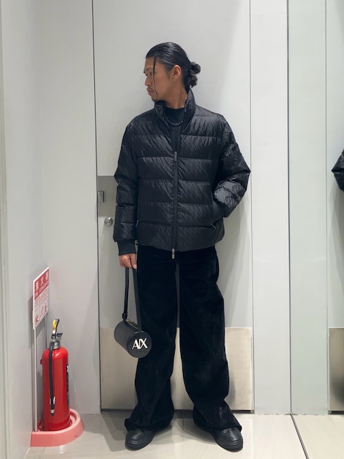 セール】【A|X アルマーニ エクスチェンジ】NL ブラックデニムパンツ_