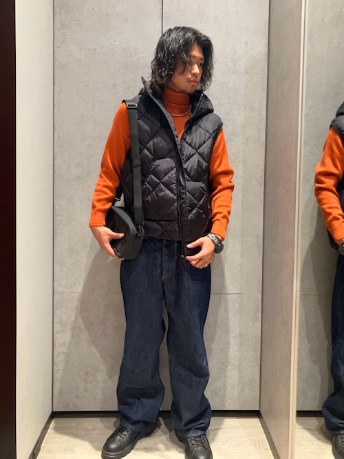 セール】【A|X アルマーニ エクスチェンジ】キルティング フーデッド