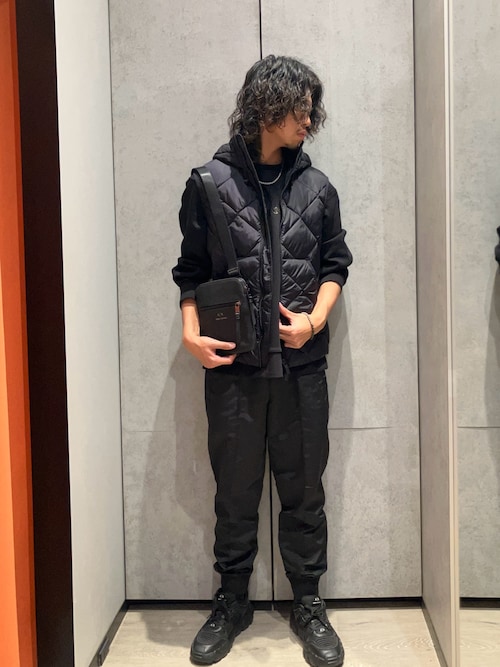 セール】【A|X アルマーニ エクスチェンジ】キルティング フーデッド