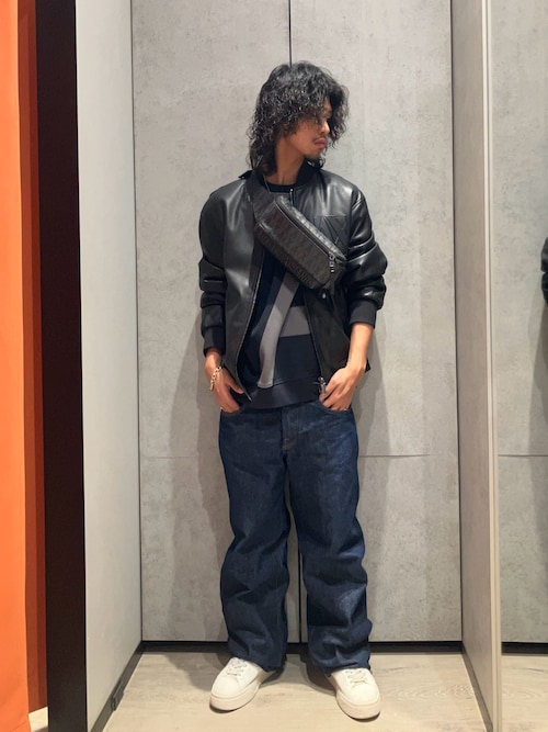 Alo Logo スウェット ブラック XS クローブ CLOVE 袖ロゴスウェットプルオーバー （ブラック