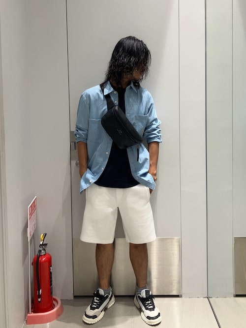 A/X Armani Exchange ICON スウェット ハーフパンツ 関＊送込 A|X アルマーニ エクスチェンジ】ICON スウェットハーフパンツ