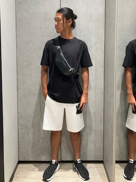 「armaniexchange」｜TAKUYAさん（メンズ・174cm）の秋コーディネート