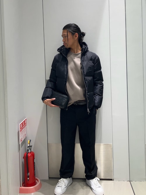 A|X アルマーニ エクスチェンジ】ICON フーデッドダウンジャケット