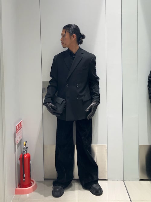 A|X アルマーニ エクスチェンジ】NL ウールブレンド ダブルブレスト