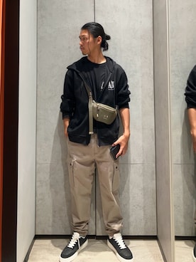 「アイテム（財布）」を使った、TAKUYAさん（メンズ・174cm）の夏コーディネート