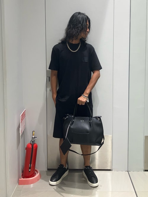 A|X アルマーニ エクスチェンジ】ICON スウェットハーフパンツ（その他