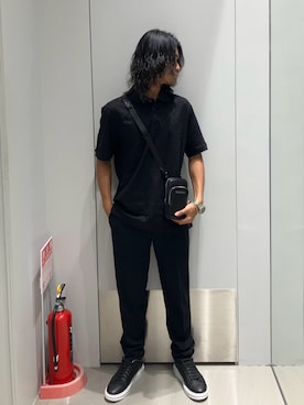 「アイテム（スウェットパンツ）」を使った、TAKUYAさん（メンズ・174cm）の夏コーディネート