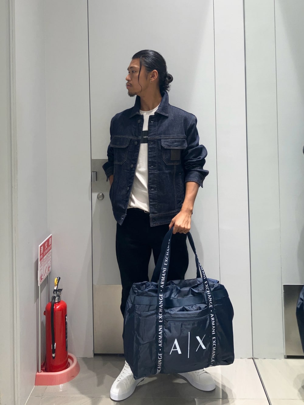 ARMANI JEANS ダークグ紺ジャケット XL ARMANI JEANS ダークグ紺ジャケット XL ARMANI JEANS ダークグ紺