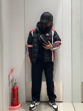 「ARMANI EXCHANGE（アルマーニエクスチェンジ）のアイテム」を使った、TAKUYAさん（メンズ・174cm）の秋コーディネート