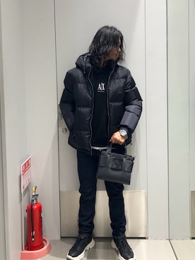 「アイテム（アナログ腕時計）」を使った、TAKUYAさん（メンズ・174cm）の秋コーディネート