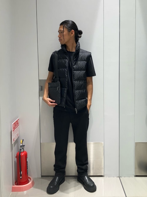 A|X アルマーニ エクスチェンジ】オールオーバーロゴ シャイニーダウン