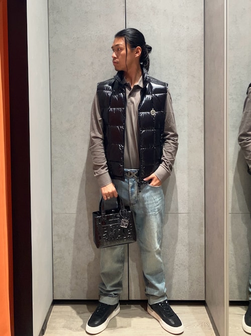 ARMANI EXCHANGE ダウンベスト ベスト 「A|X アルマーニ