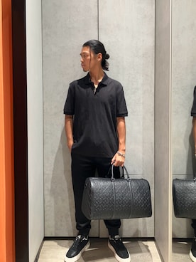 「armaniexchange」｜TAKUYAさん（メンズ・174cm）の秋コーディネート