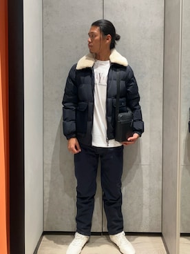「ダウン」｜TAKUYAさん（メンズ・174cm）の秋コーディネート