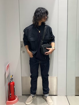 「アイテム（アナログ腕時計）」を使った、TAKUYAさん（メンズ・174cm）の夏コーディネート