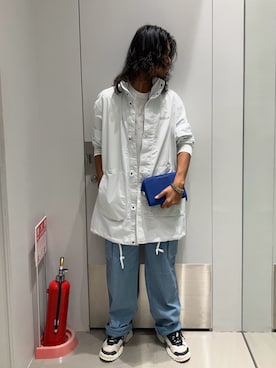「アイテム（ボディバッグ/ウエストポーチ）」を使った、TAKUYAさん（メンズ・174cm）の夏コーディネート